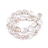 Natural Nucleated Baroque Keshi Pearl Beads Strands PEAR-S022-B-3