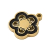 304 Stainless Steel Enamel Charms STAS-P377-07G-2