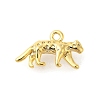 Leopard Rack Plating Brass Pendants Charms KK-S396-43G-1