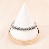 304 Stainless Steel Cuban Link Chain Bracelets BJEW-G766-01P-01-2