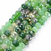 Electroplate Glass Beads Strands EGLA-S194-18E-1