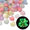 Luminous Transparent Acrylic Beads LACR-S001-14A-1