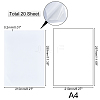 Rectangle Paper Double-side Tap AJEW-WH0240-24-5