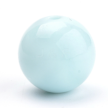 Solid Chunky Bubblegum Acrylic Ball Beads X-SACR-R835-6mm-09