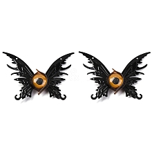 Butterfly with Eye Plastic Alligator Hair Clips PHAR-M015-04