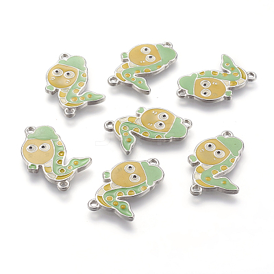 Alloy Enamel Kawaii Cartoon Snake Links LS-ENAM-2994-1