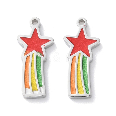 304 Stainless Steel Charms STAS-M102-01H-P-1
