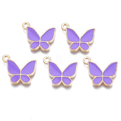 Alloy Enamel Pendants ENAM-T016-23B-RS-1