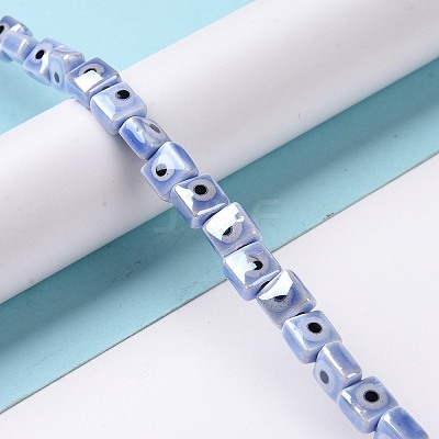 Handmade Porcelain Ceramic Beads Strands LAMP-B021-06H-1