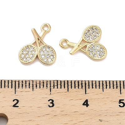 10Pcs Brass Charms KK-V006-05G-01-1