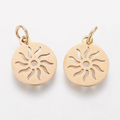 PVD Vacuum Plating 304 Stainless Steel Pendants STAS-Q201-T449G-1