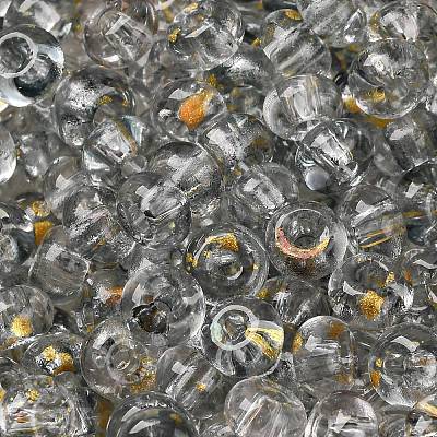 3/0 Baking Paint Transparent Colours Glass Round Beads SEED-L011-13A-12-1