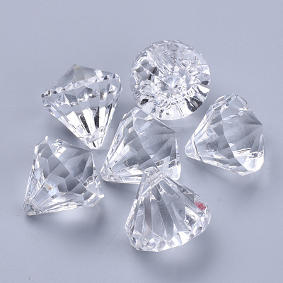 Transparent Acrylic Pendants X-TACR-Q260-C-V01-1