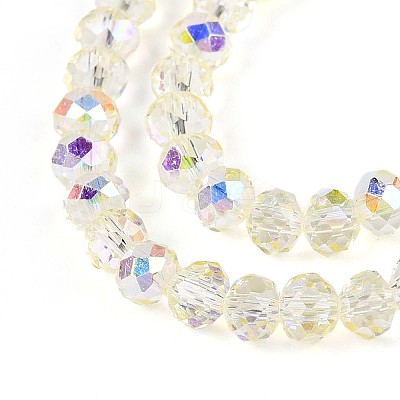 Transparent Glass Beads Strands EGLA-N016-4mm-05-1