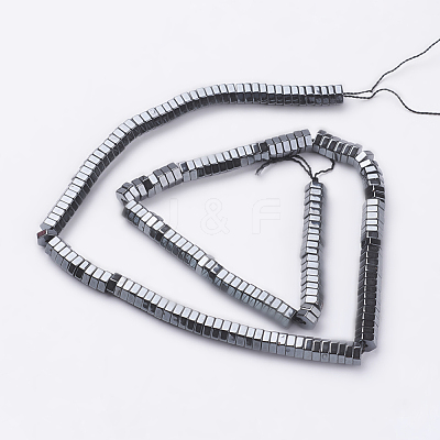 Non-magnetic Synthetic Hematite Bead Strands G-K225-04A-1