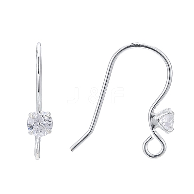 925 Sterling Silver Earring Hooks STER-S002-52-1