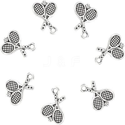 80Pcs Tibetan Style Zinc Alloy Pendants TIBEP-UN0001-01-1