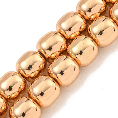Electroplated Synthetic Non-magnetic Hematite Beads Strands G-C136-C01-01-1