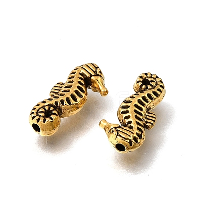 Tibetan Style Alloy Beads TIBEB-T004-15AG-1
