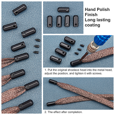 Zinc Alloy End Caps FIND-PH0001-48EB-1