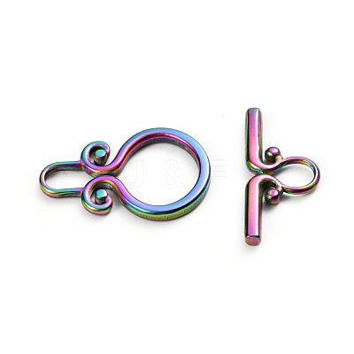 Ion Plating(IP) 304 Stainless Steel Toggle Clasps STAS-D142-03A-M-1
