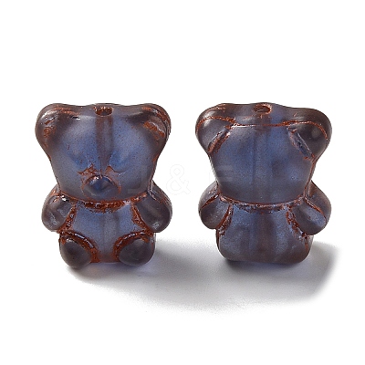 Transparent Lampwork Beads LAMP-P065-06A-04-1