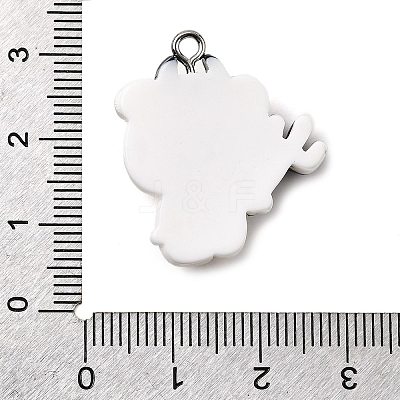 Halloween Opaque Resin Pendants CRES-D314-01P-05-1