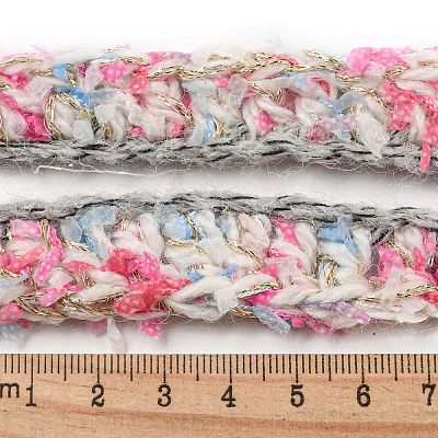 Polyester Crochet Lace Trim OCOR-Q058-21-1