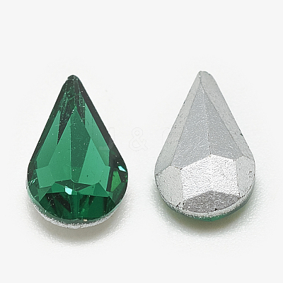 Pointed Back Glass Rhinestone Cabochons RGLA-T082-5x8mm-15-1