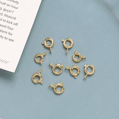 Brass Spring Ring Clasps PW-WG054AF-05-1