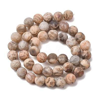 Natural Feldspar Bead Strands G-P295-06-8mm-1