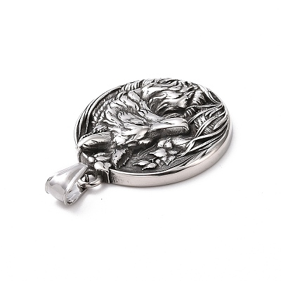 304 Stainless Steel Pendants X-STAS-J039-15AS-1