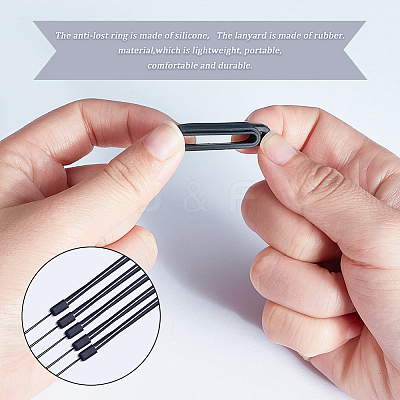 DIY Anti-lost Electronic Stylus & Lighter Pendant Necklace Making Kit AJEW-GF0007-88-1