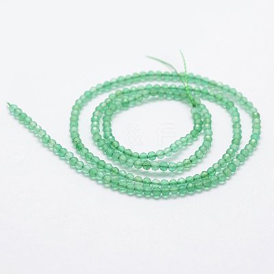 Natural Green Onyx Agate Beads Strands G-K185-19-1