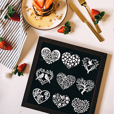 Self-Adhesive Silk Screen Printing Stencil DIY-WH0638-044-1