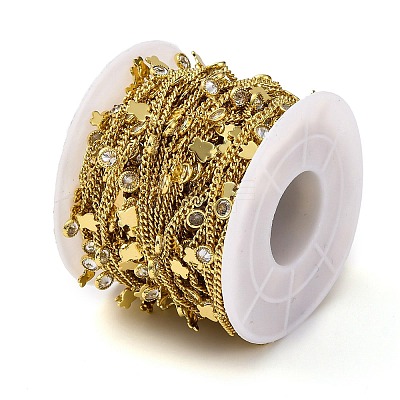 Handmade Brass Curb Chains CHC-L050-03G-01-1