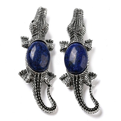 Dual-use Items Alloy Crocodile Brooch JEWB-C026-01D-AS-1