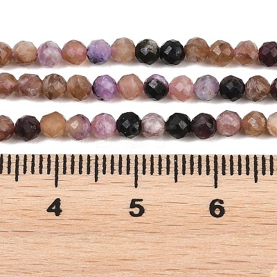Natural Charoite Beads Strands G-P618-3mm-04-1