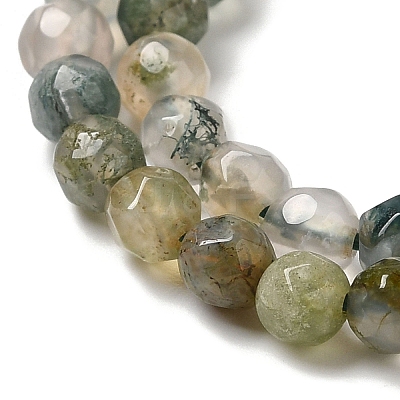 Natural Tree Agate Beads Strands G-H302-A03-02-1