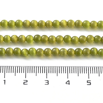 Cat Eye Beads Strands CE-F022-4mm-04-1
