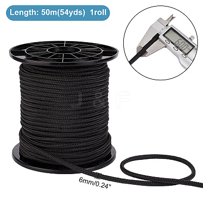 50M Nylon Braided Cords NWIR-WH0020-02B-1