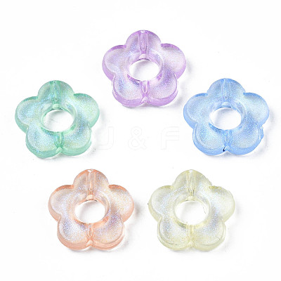 Transparent Acrylic Beads OACR-S028-140-1