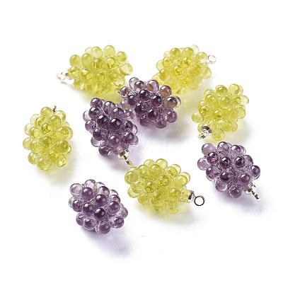Autumn Theme Resin Pendants KY-I007-46-1