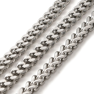 304 Stainless Steel Curb Chains CHS-C013-01D-P-1