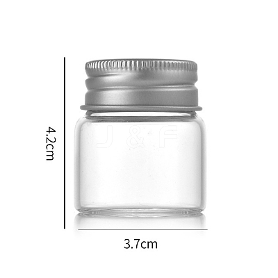 Clear Glass Bottles Bead Containers CON-WH0085-76A-01-1
