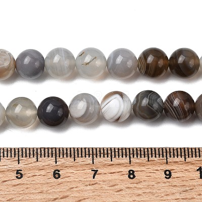 Natural Botswana Agate Beads Strands G-H334-A01-02-1