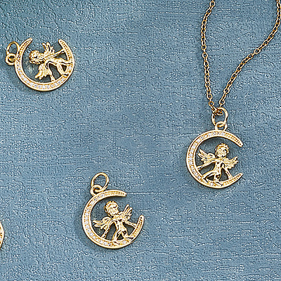 8Pcs Brass Micro Pave Cubic Zirconia Pendants KK-BBC0020-24-1