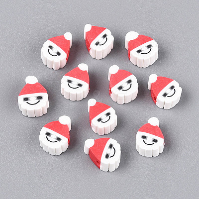 Christmas Theme Handmade Polymer Clay Beads LS-X-CLAY-S091-75-1