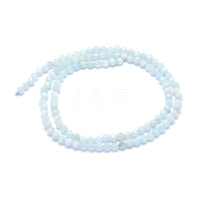 Natural Aquamarine Beads Strands G-E411-19D-3mm-1