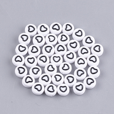 Opaque Acrylic Beads MACR-S273-17-1